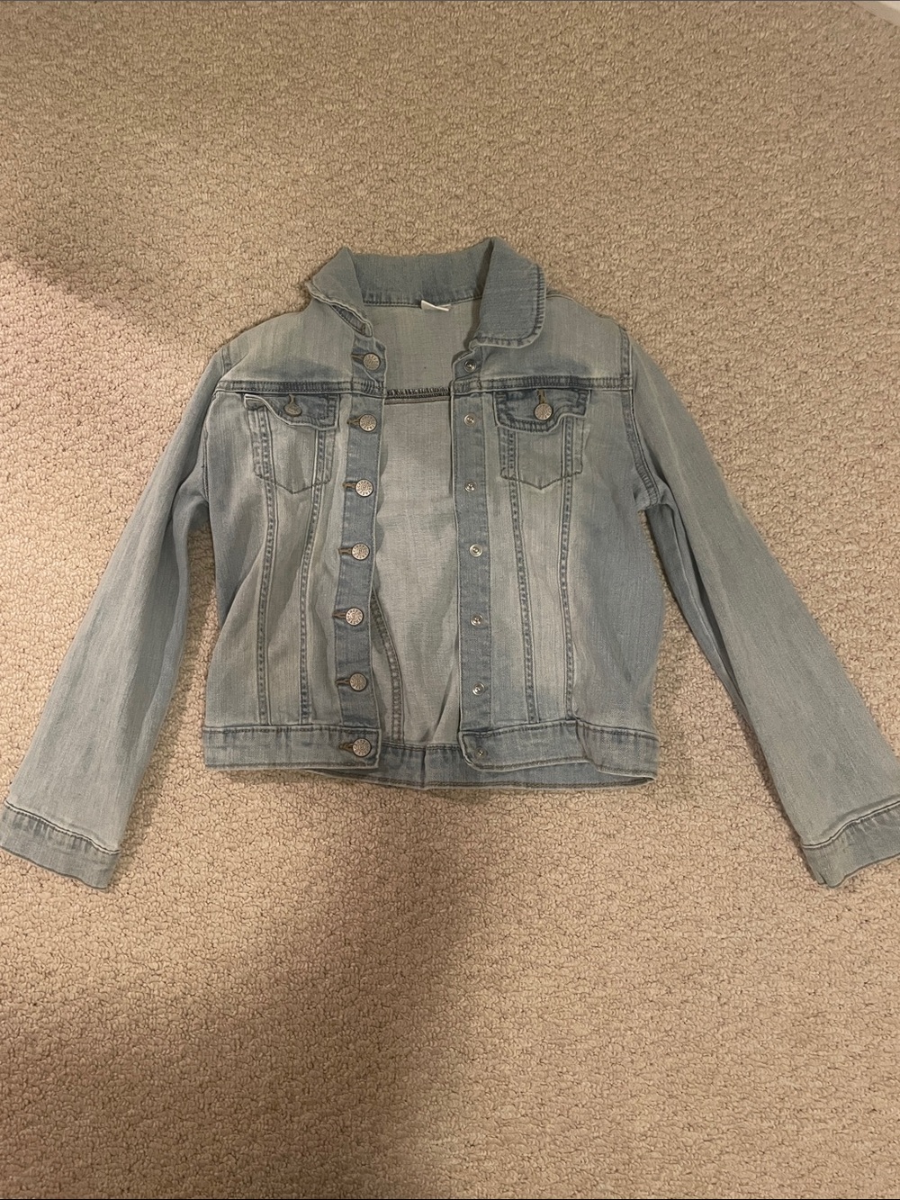 Crazy 8 Light Wash Denim Jacket - Pale Blue
